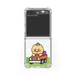 [S2B] KAKAO FRIENDS Clear TPU+PC Bumper Case for Galaxy Z Flip6 – Dual Protection, Shock-Absorbing Corners, Side Loop Strap Hole, Precise Fit - Made in Korea